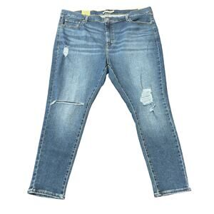 Levi's 721 High Rise Skinny Women's 22W M Blue Denim Jeans